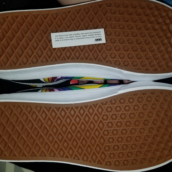 SOLD NWT Van's rainbow high tops - Picture 4 of 4